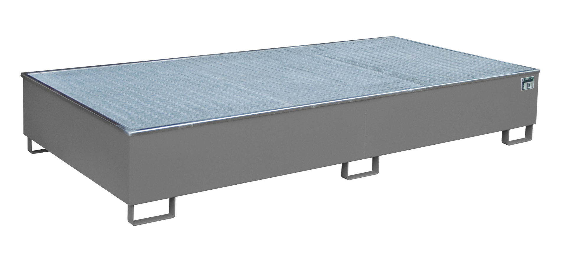 Regalwanne mit PE-Einsatz Typ RW-GR PE RAL 7005 Mausgrau